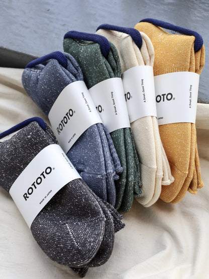 WASHI PILE CREW SOCKS / 5colors