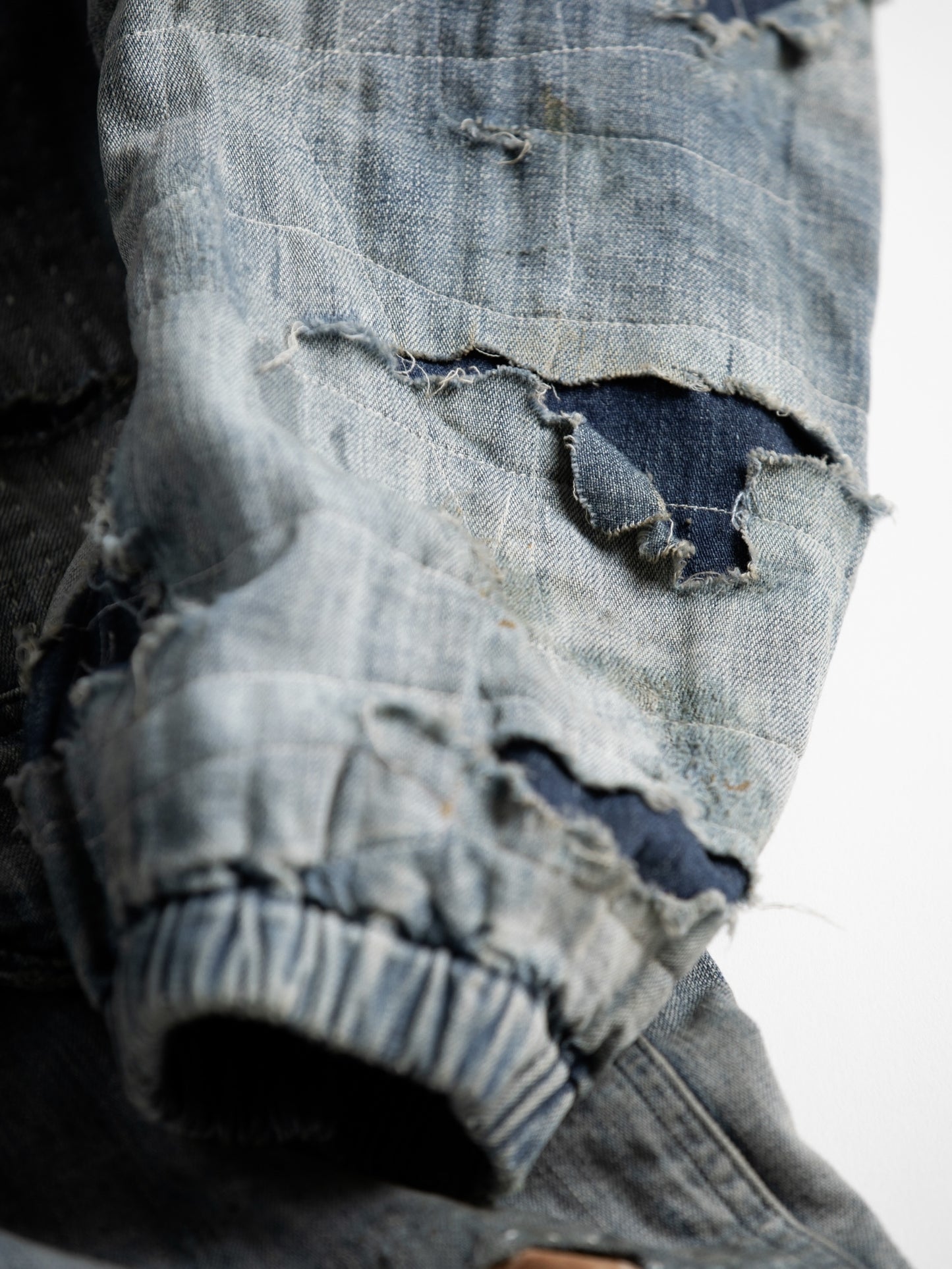 DUAL DENIM REMAKED FULLZIP PARKA / Indigo(remake)