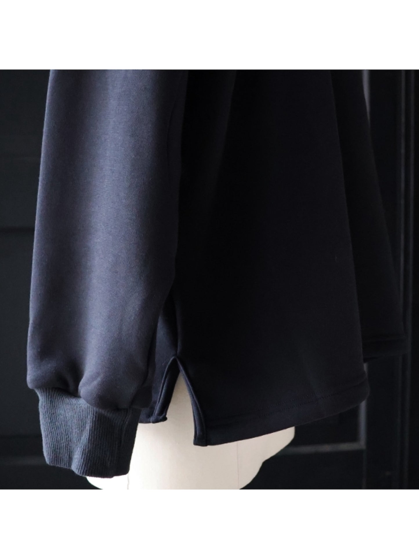 ボンバーヒート裏起毛 サイドスリット フットボール スウェット / 3colors