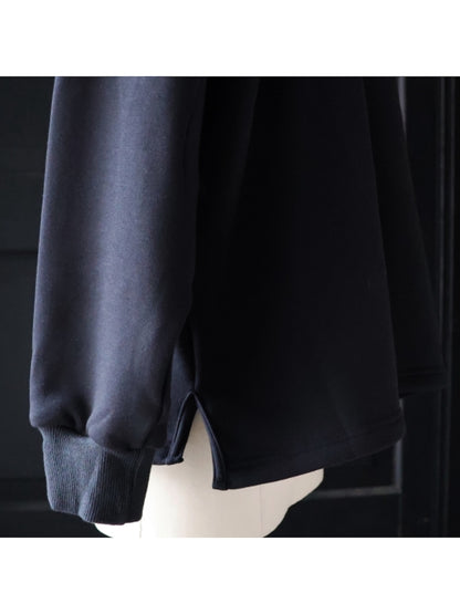 ボンバーヒート裏起毛 サイドスリット フットボール スウェット / 3colors