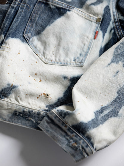 HARD REMAKED FRONT TUCK DENIM JACKET / Indigo(remake)