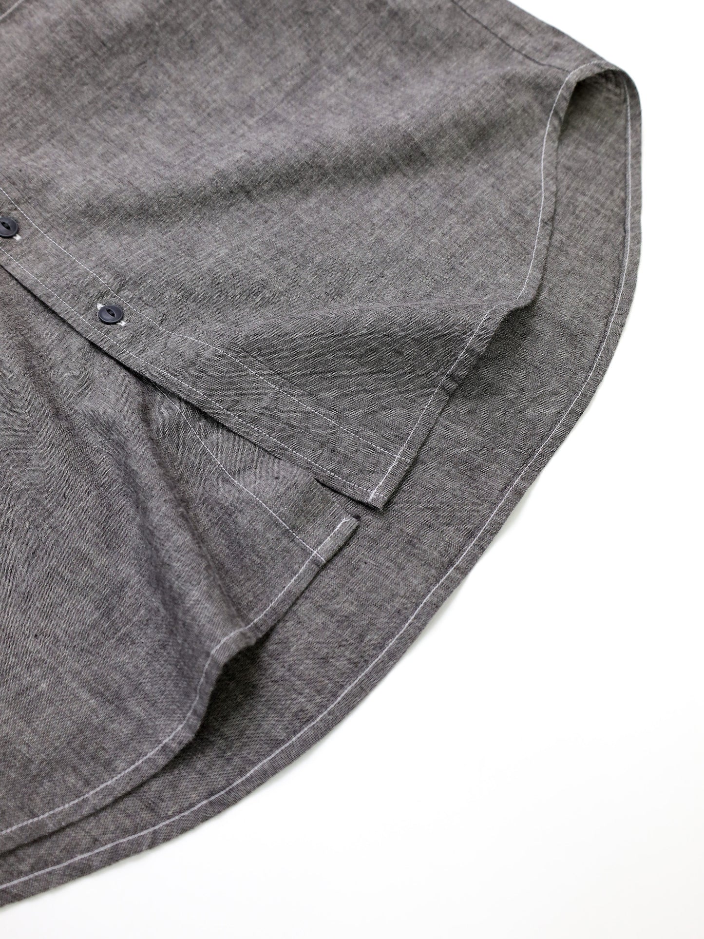 ”OWN WAY” B.D SHIRTS 改 (CHAMBRAY) / Smokey black