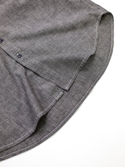 ”OWN WAY” B.D SHIRTS 改 (CHAMBRAY) / Smokey black