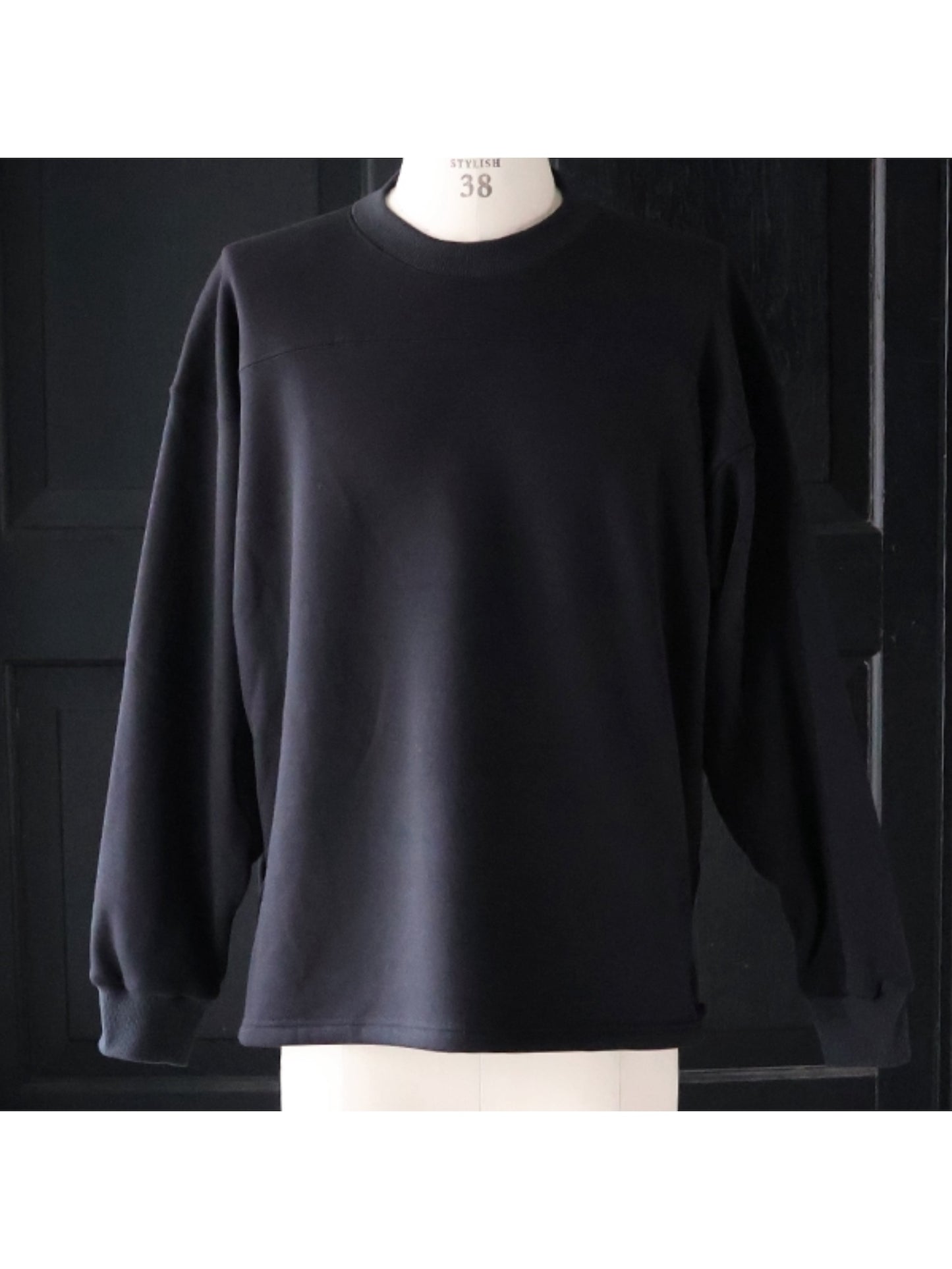 ボンバーヒート裏起毛 サイドスリット フットボール スウェット / 3colors