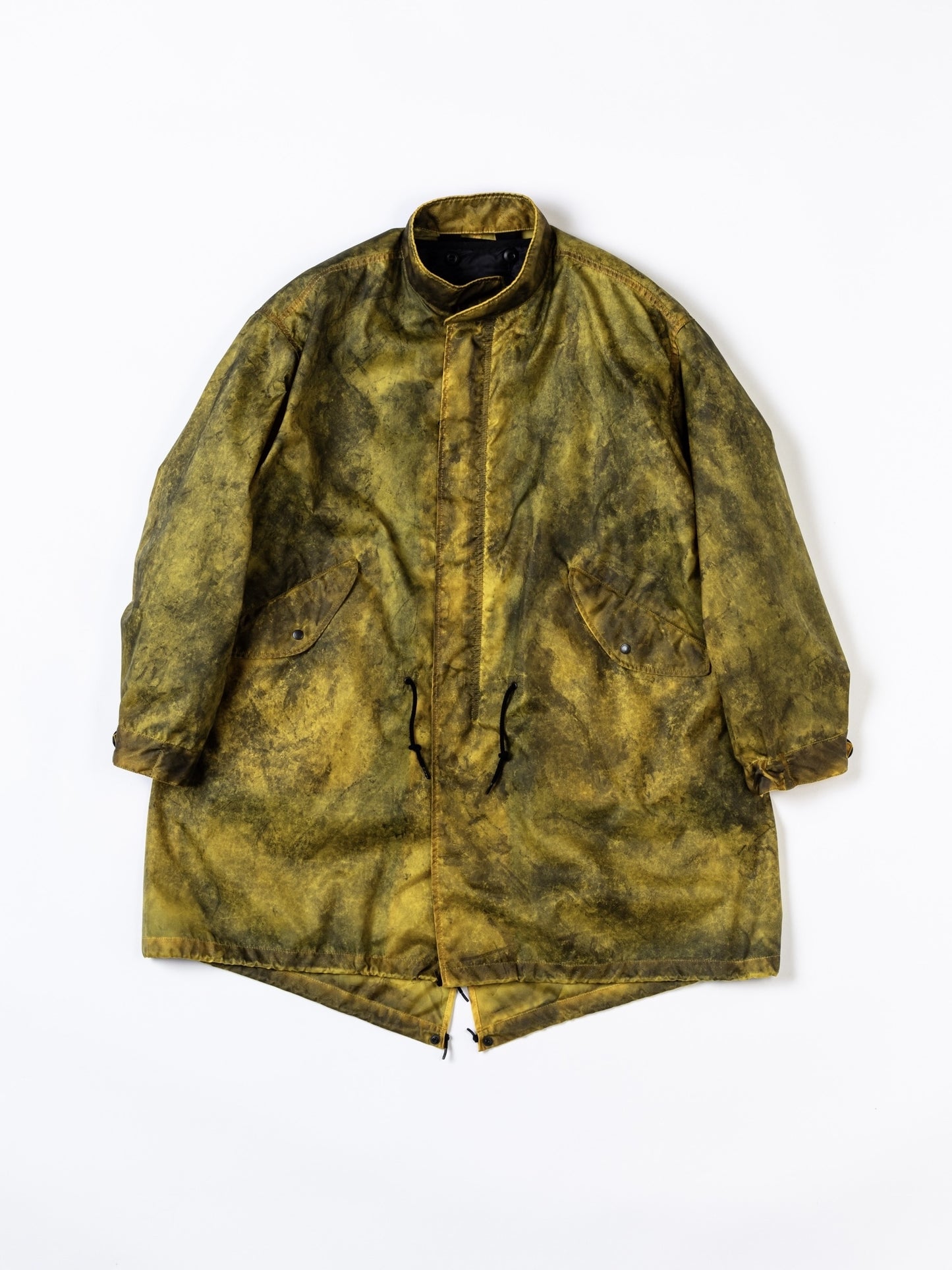 DIRTPAINT NYLON MODS COAT / Yellow