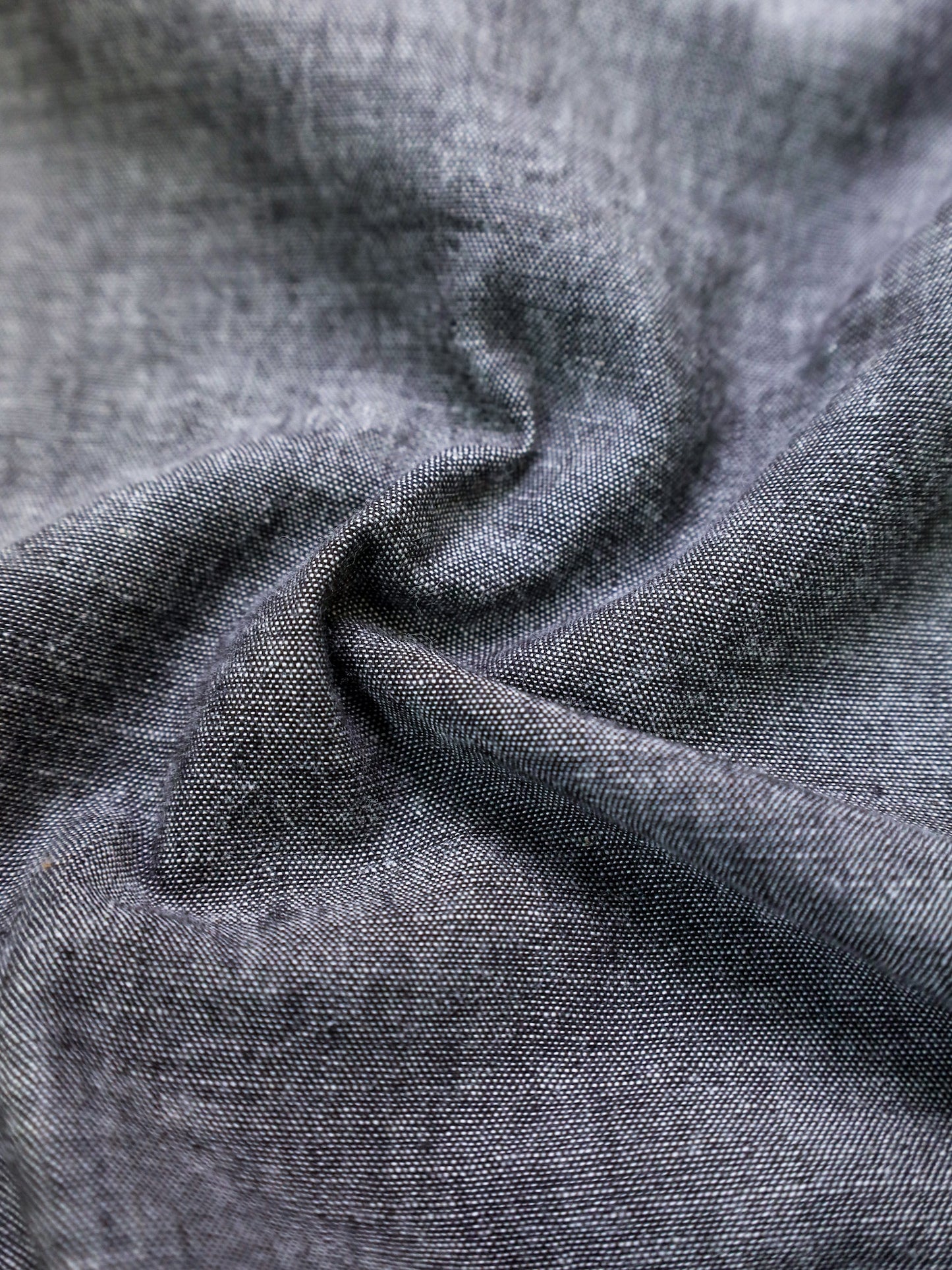 ”OWN WAY” B.D SHIRTS 改 (CHAMBRAY) / Smokey black