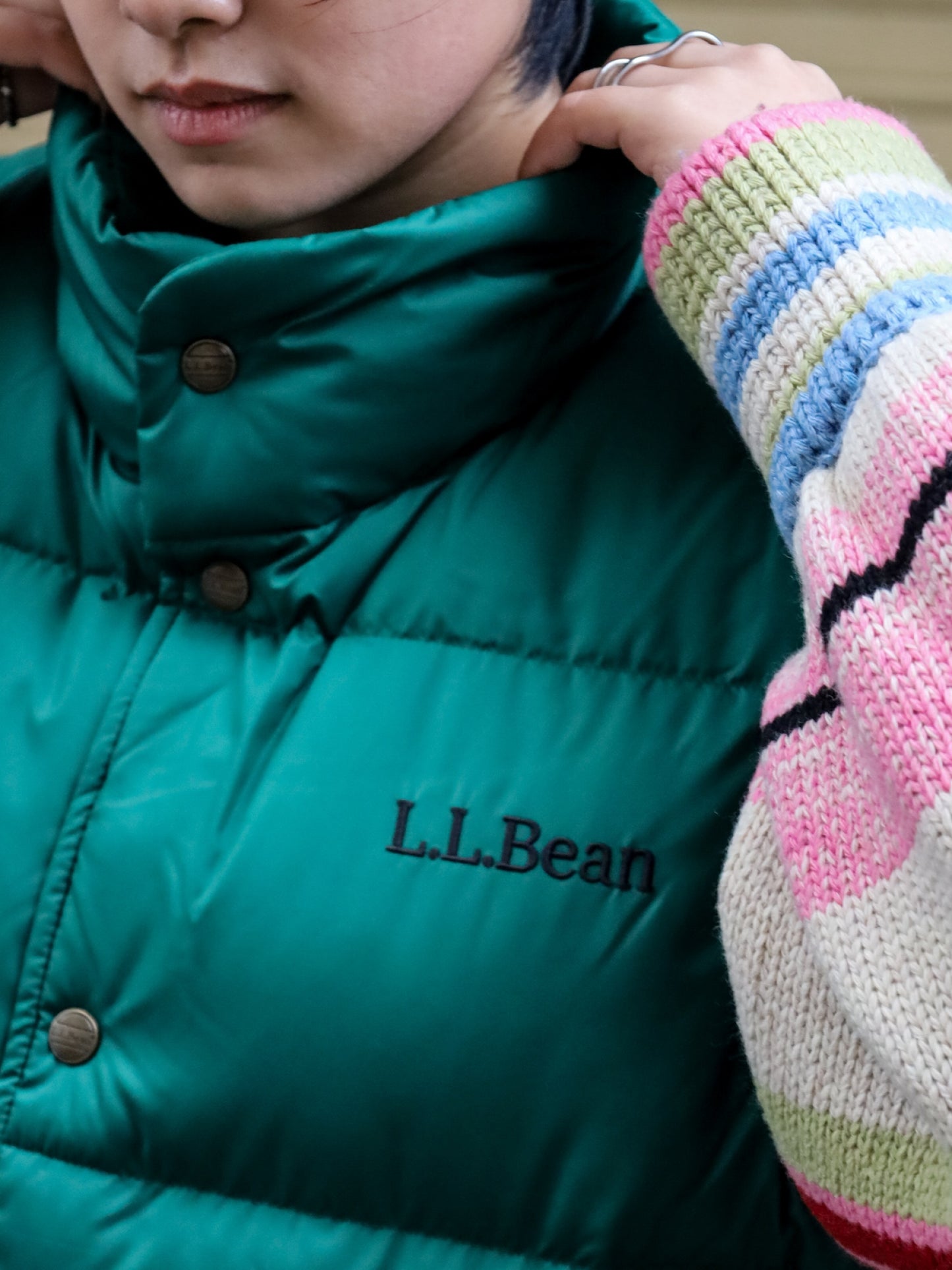 ADULT'S' BEAN'S TRAIL MODEL DOWN VEST '82 / Emerald Spruce