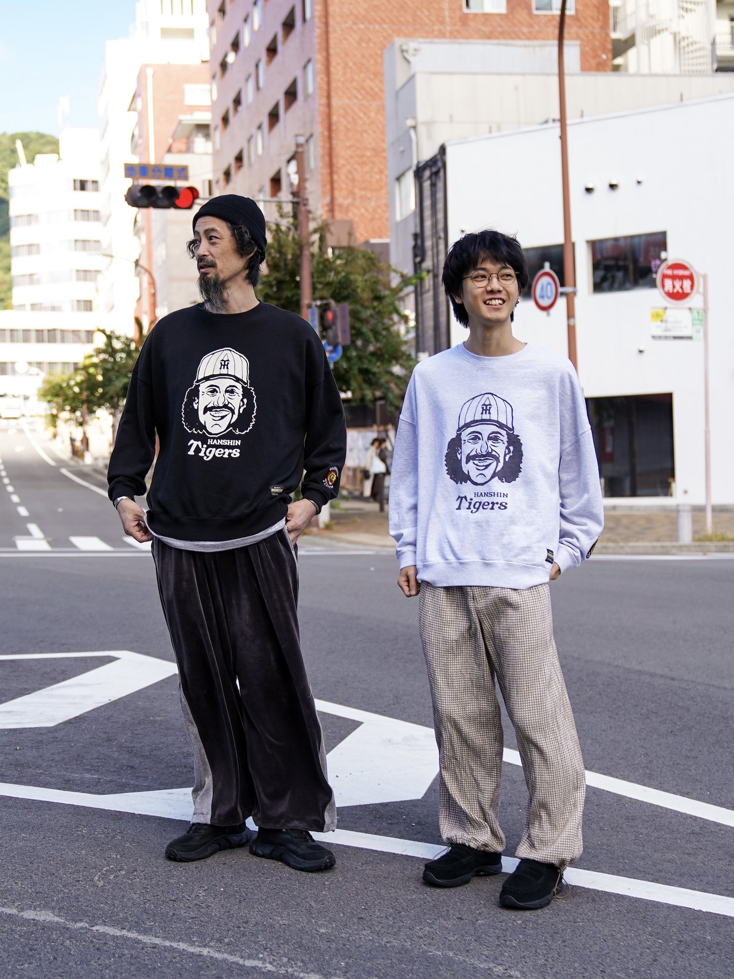 "阪神タイガース×JHANKSON" RANDY BONDS SWEAT / Ash gray