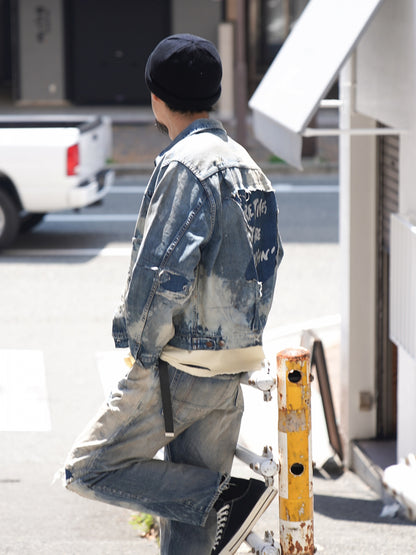 HARD REMAKED FRONT TUCK DENIM JACKET / Indigo(remake)