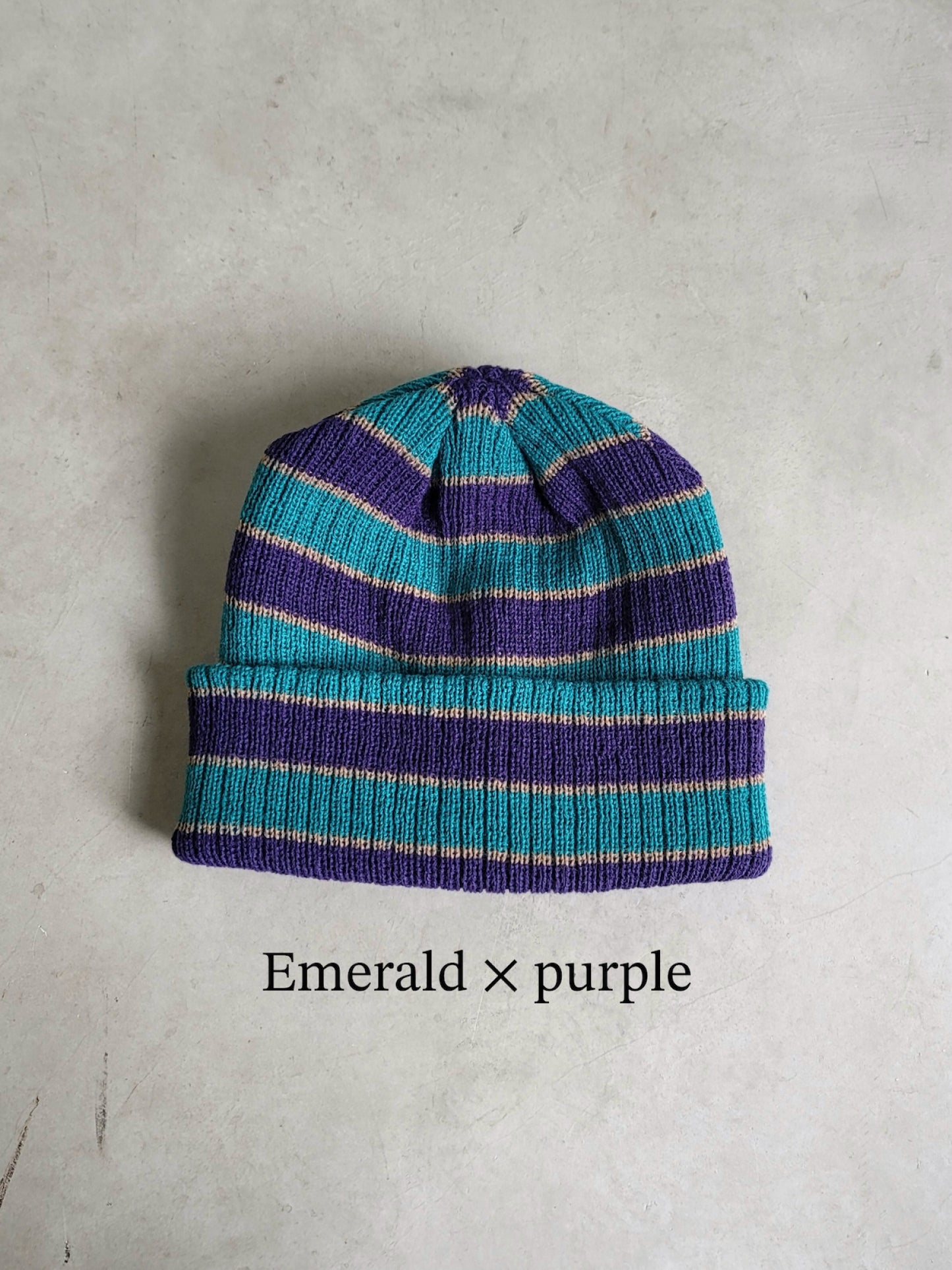 BORDER WATCH CAP / 4colors