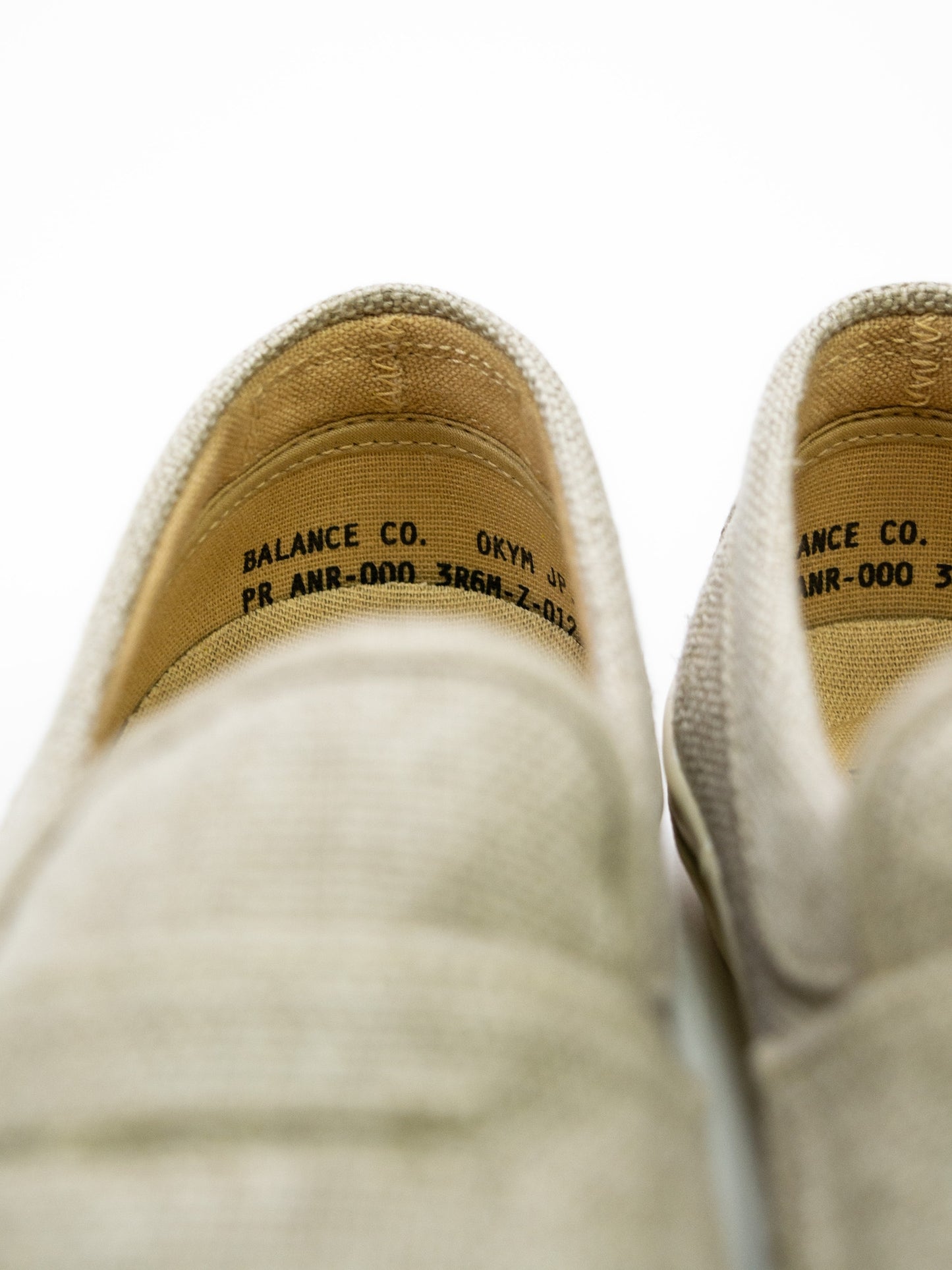 PENNY SLIP-ON LINEN / Natural×off white