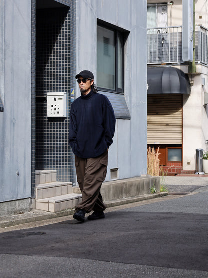 TURTLE FLEECE LS TEE / Navy