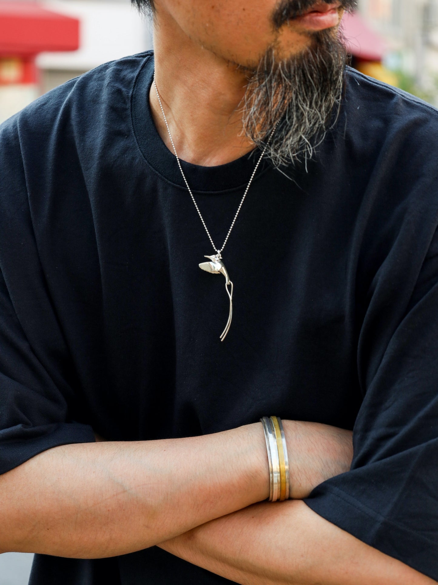 "DOCTOR BIRD" NECKLACE / Silver