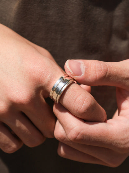 UNEVEN BARS RING / Silver × Silver