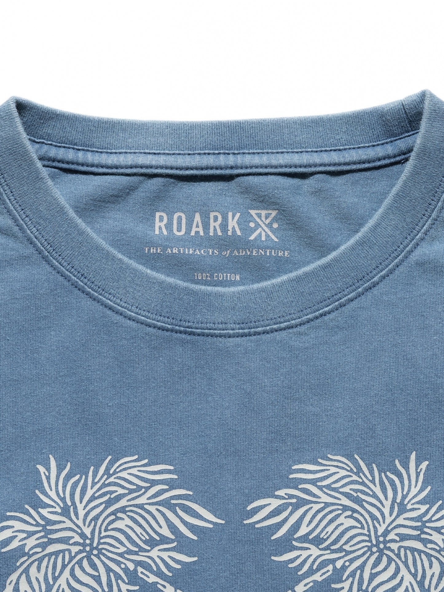 "PERMANENT VACATION" L/S TEE / Slate blue