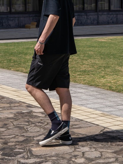 BOATMAN TECH SHORTS / Black