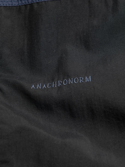 EXCHANGE PATTERN NYLON JACKET / Navy x black