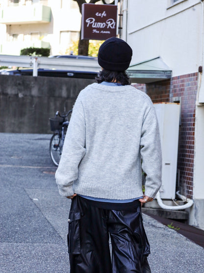 MBYN VOOHAIR CARDIGAN / Ash