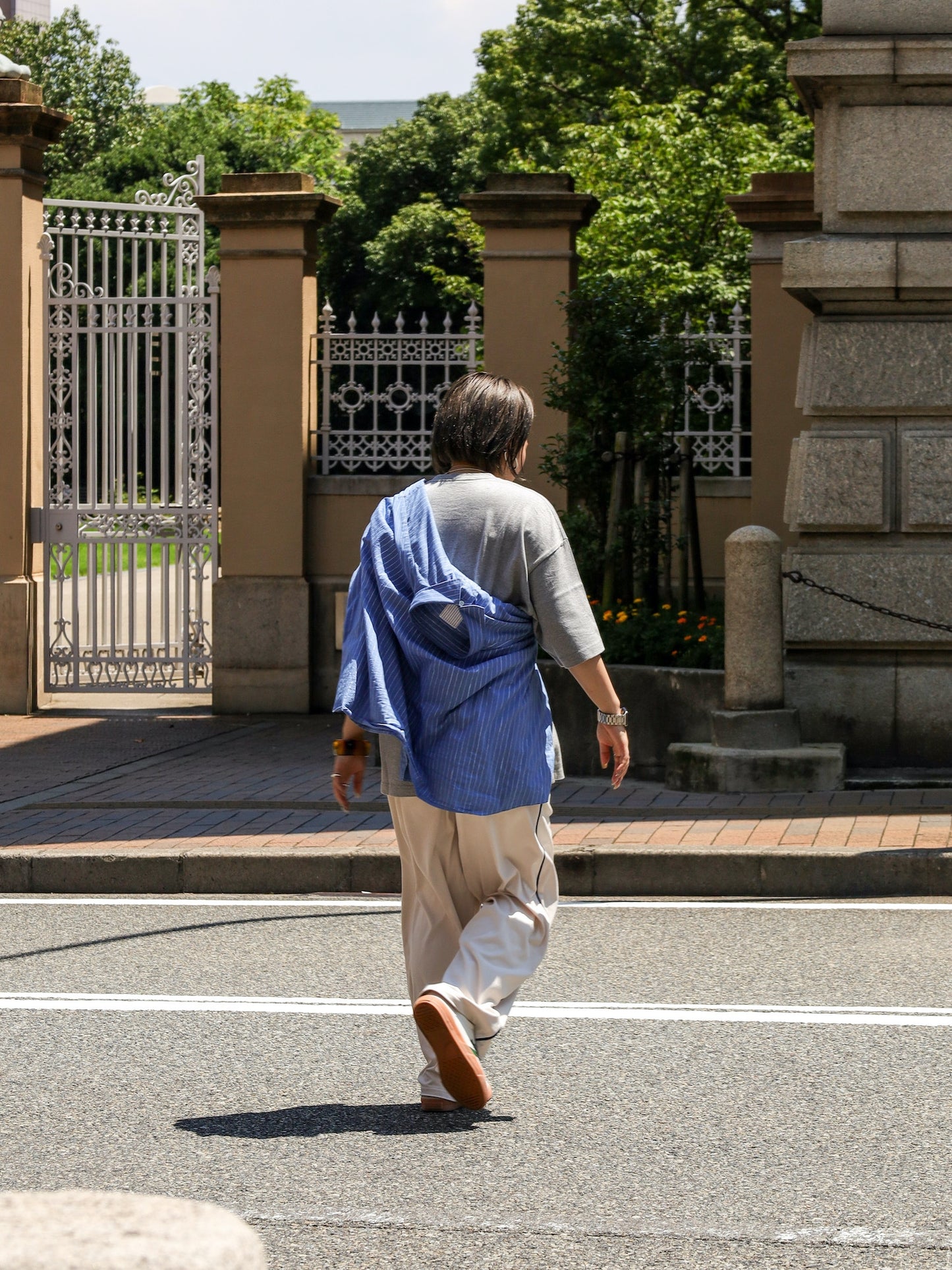 BASIC S/S TEE / Grey