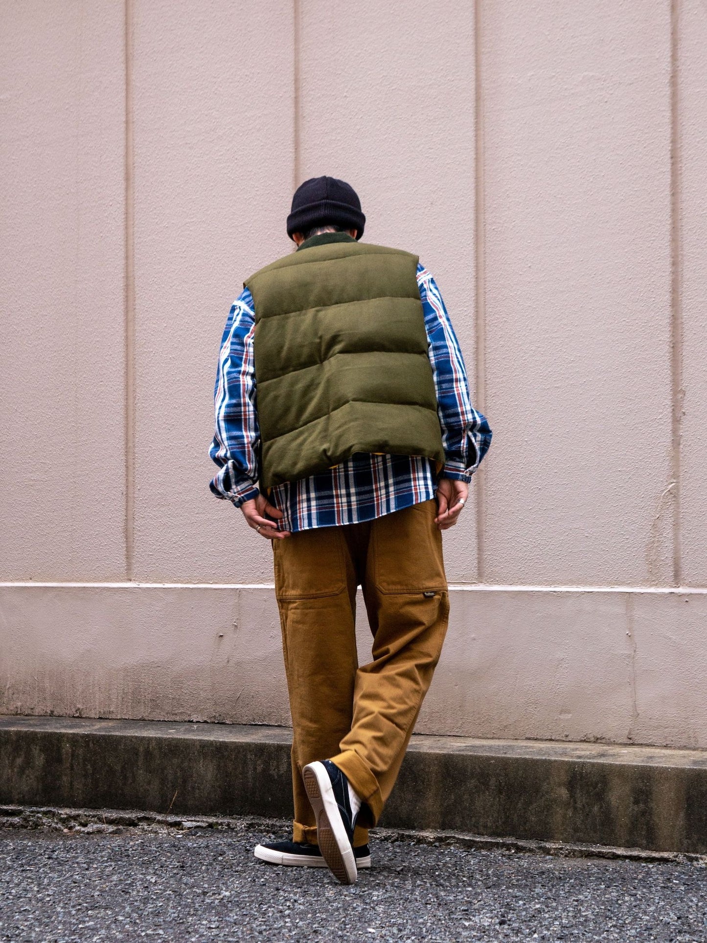PUFF VEST / Olive