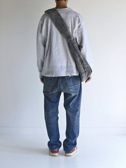 SULFUR  DYED CANVAS タスキショルダー / Black