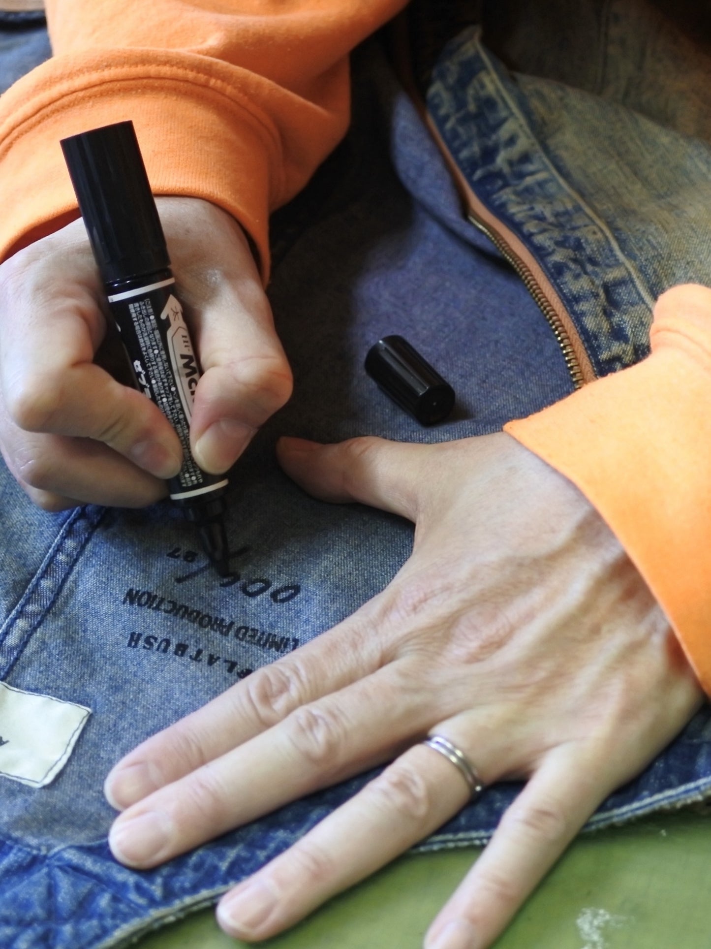 100-YEAR PROCESSING DENIM DECK OVER PANTS / FLATBUSH Ltd.