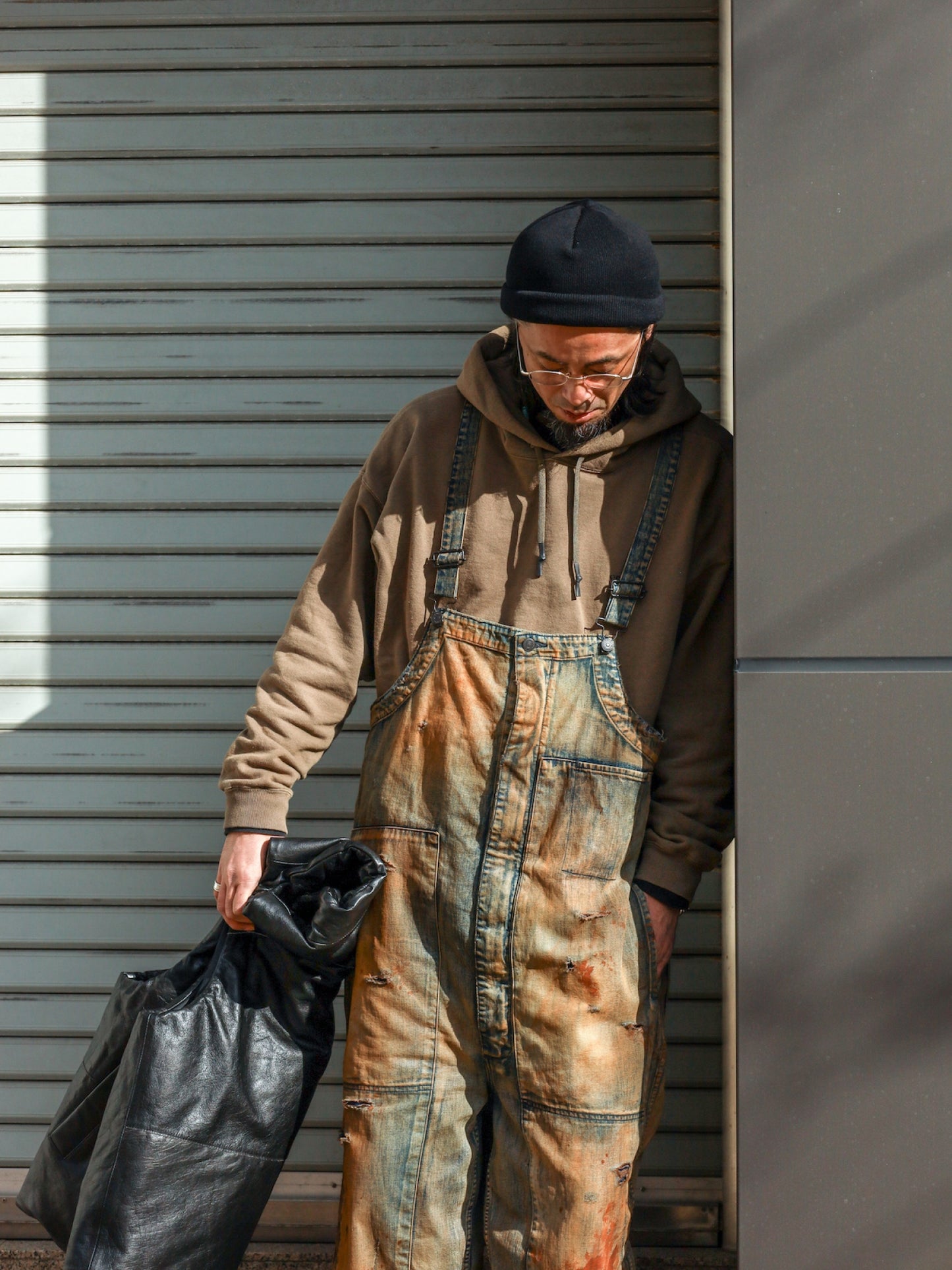 100-YEAR PROCESSING DENIM DECK OVER PANTS / FLATBUSH Ltd.