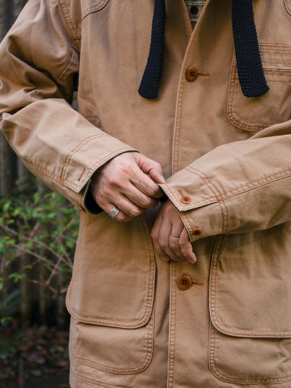 MEN'S ORIGINAL FIELD COAT, COTTON LINER / Saddle