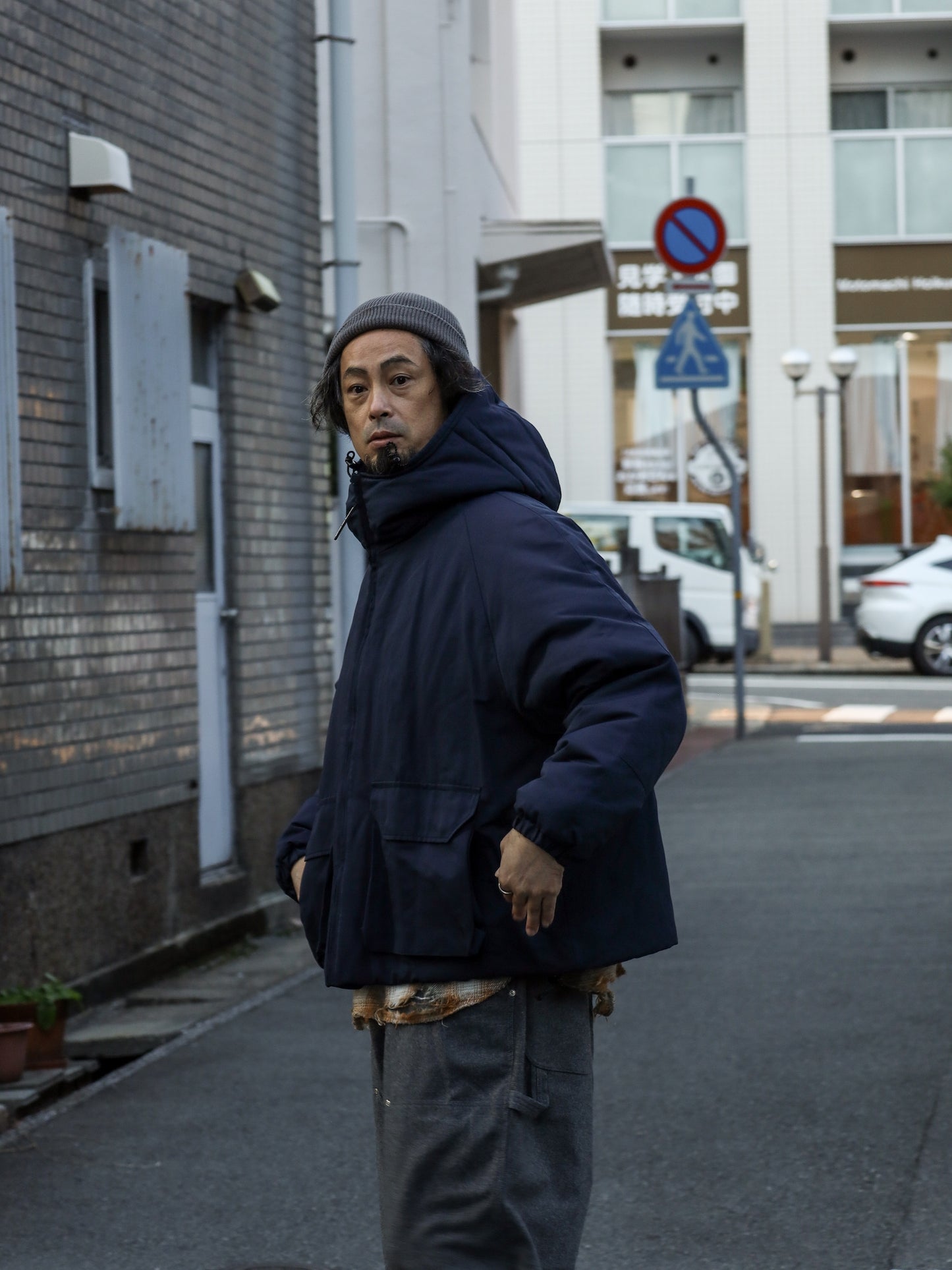 VENTILATION PUFF JACKET / Navy