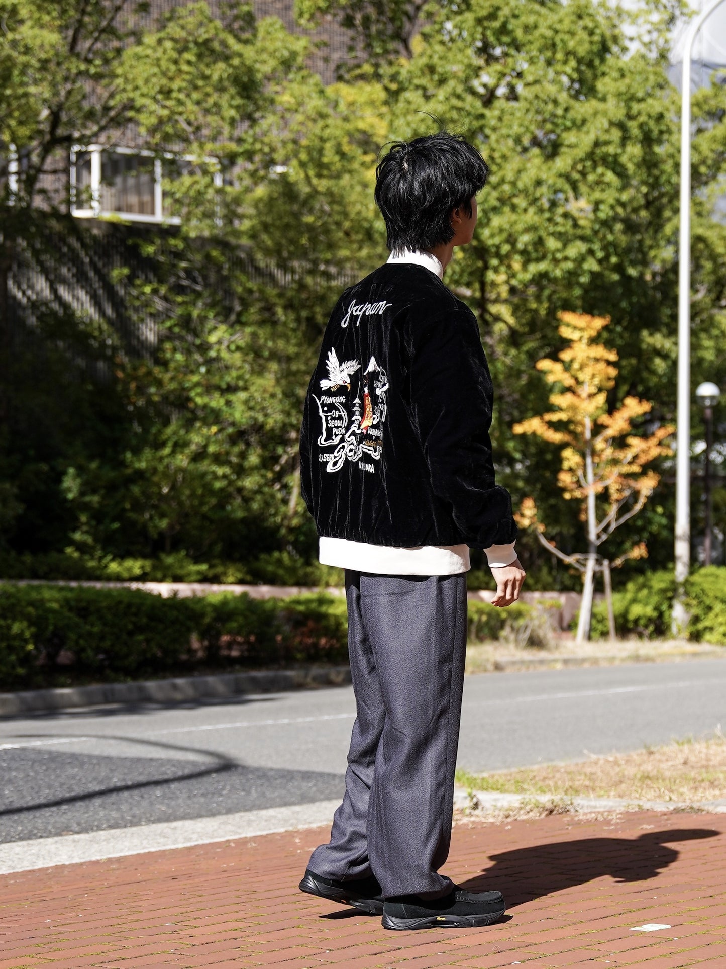 REVERSIBLE "SKAJAN" DOWN JACKET / BK/Navy