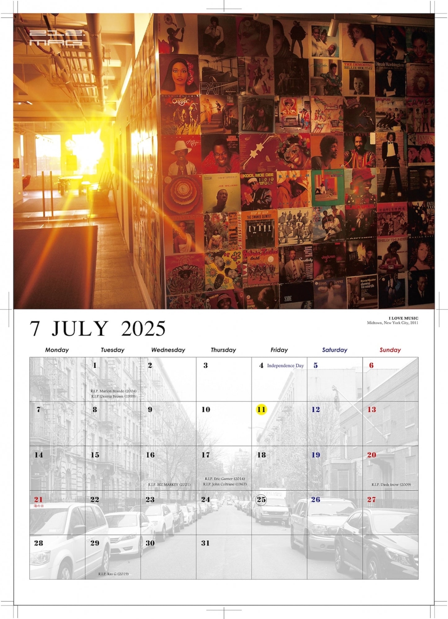 2025 CALENDAR "ENJOY YOURSELF"