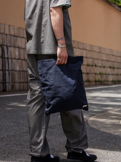 ORGANIC COTTON CANVAS RECORD BAG / Navy