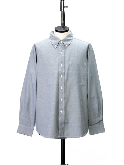 ”OWN WAY” B.D SHIRTS 改 (CHAMBRAY) / Smokey blue