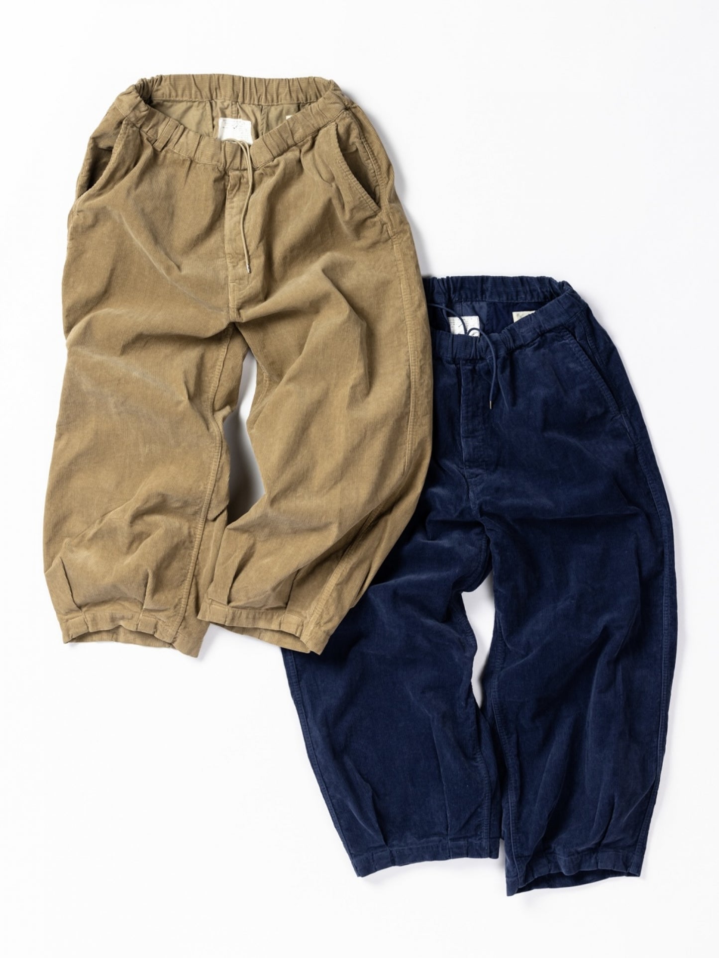 HEM TUCK EASY PANTS (CORDUROY) / Beige
