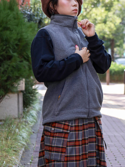 MEN'S MOUNTAIN CLASSIC FLEECE VEST / Charcoal heather