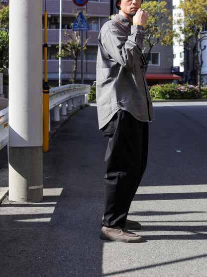 ”OWN WAY” B.D SHIRTS 改 (CHAMBRAY) / Smokey black