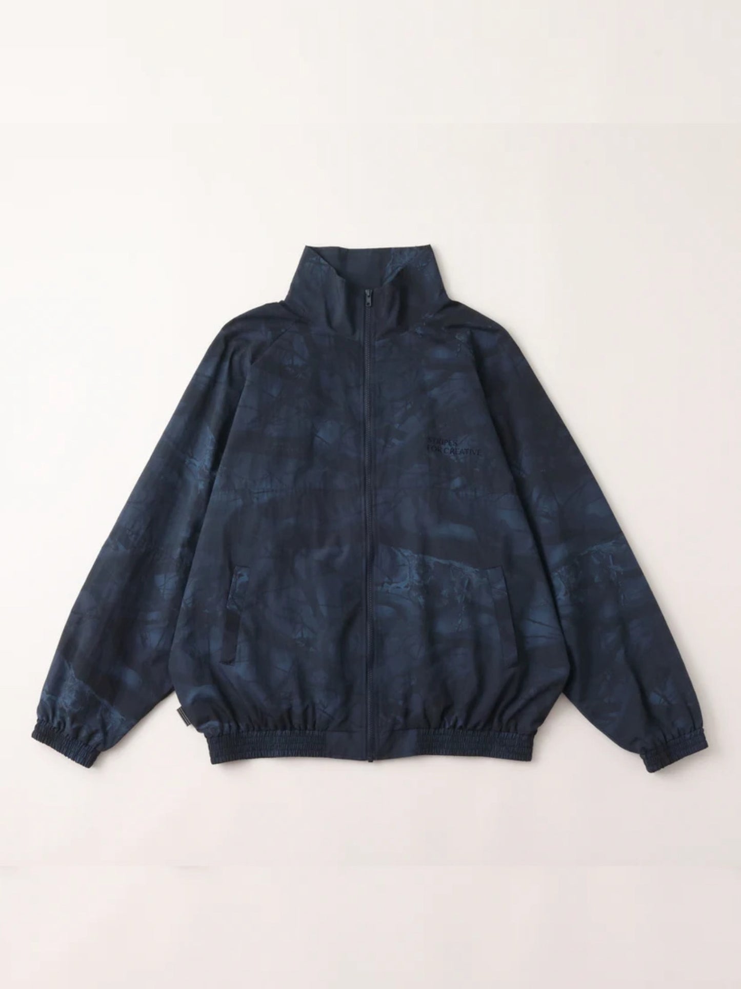 WINDBREAKER JACKET (REAL TREE CAMO) / Navy tree camo