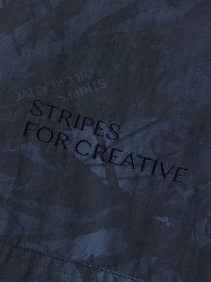 WINDBREAKER JACKET (REAL TREE CAMO) / Navy tree camo