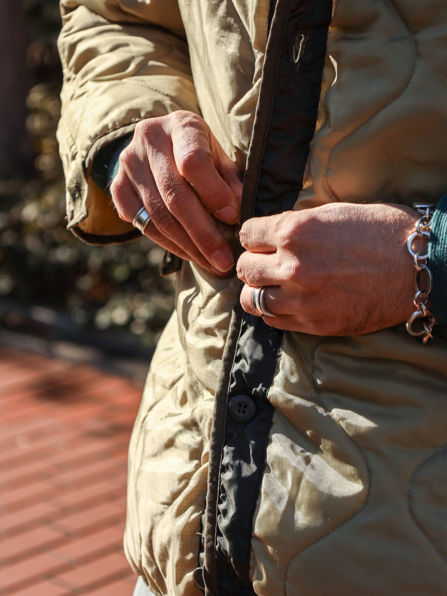 DIRTPAINT NYLON MODS COAT / Olive