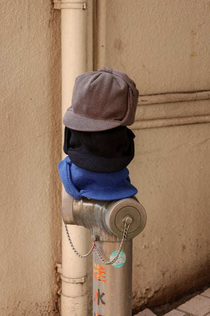 ORGANIC COTTON EARFLAP KNIT CAP / 3colors