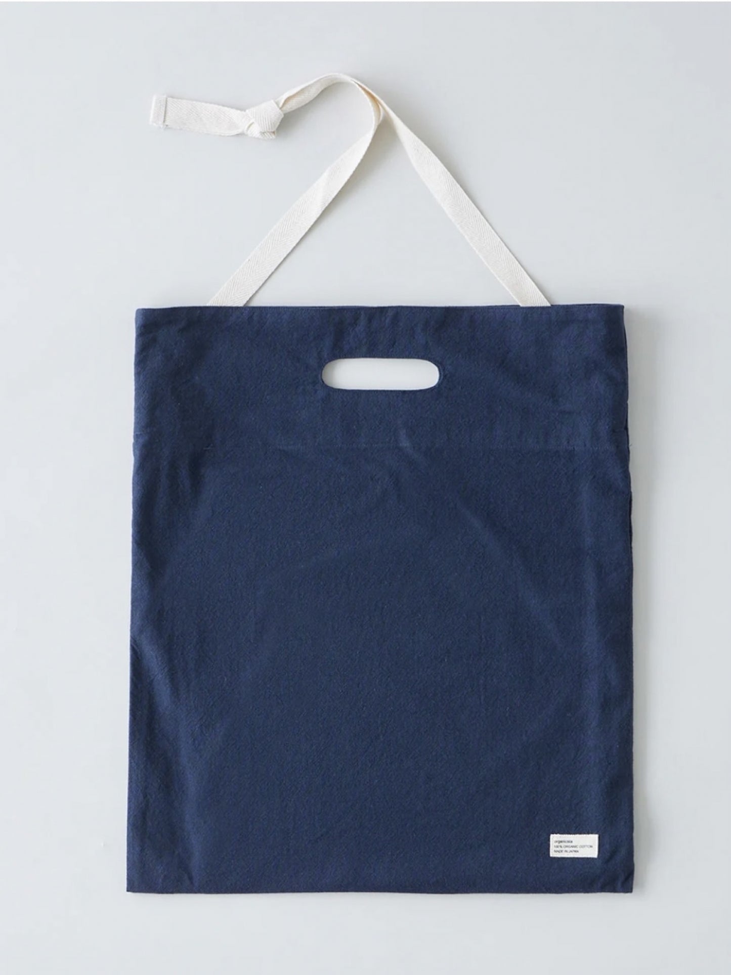 ORGANIC COTTON CANVAS RECORD BAG / Navy