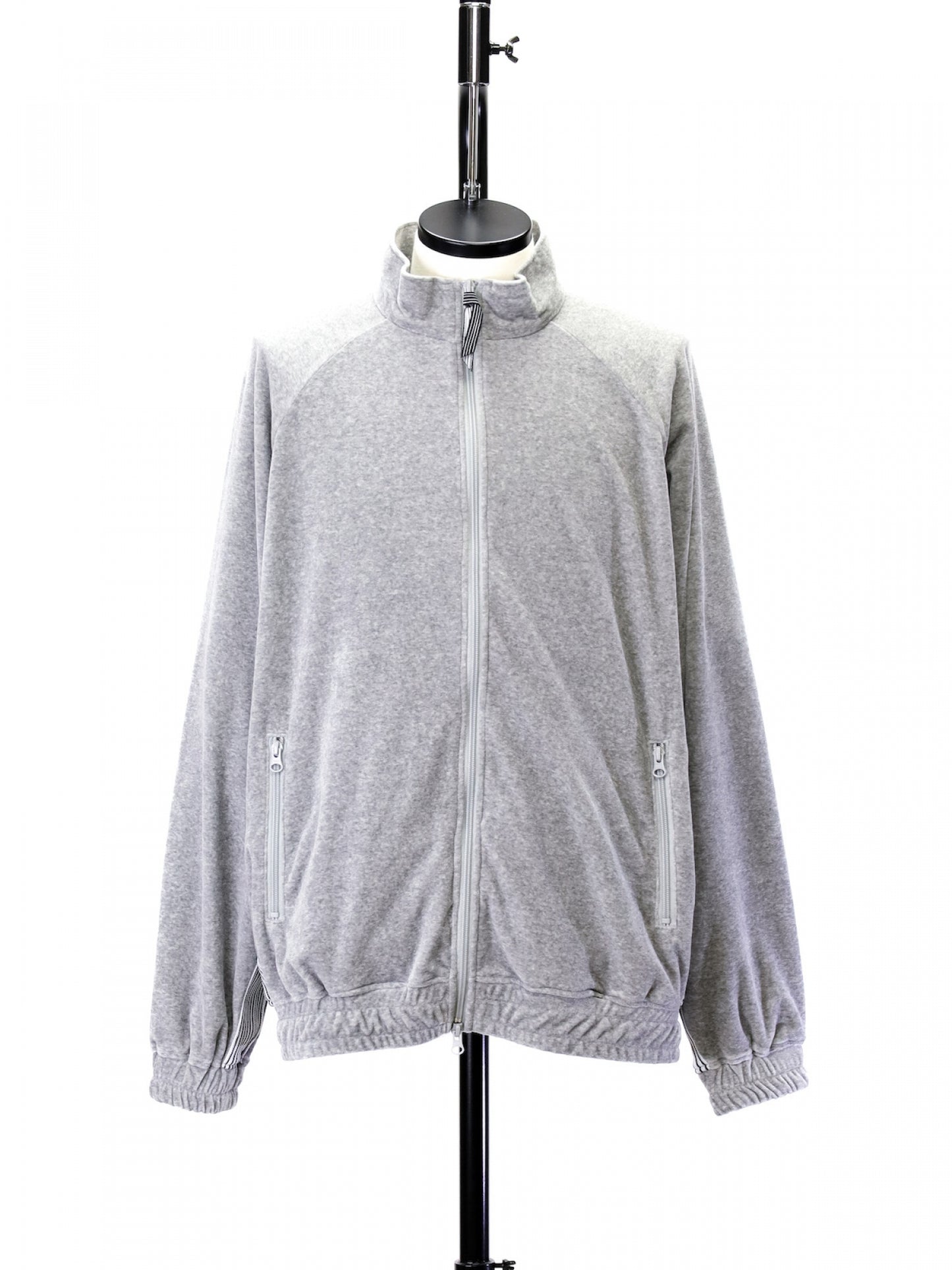VELOUR TRACK JACKET / Grey
