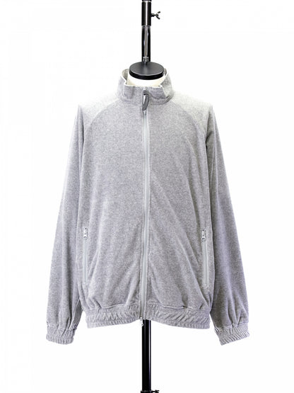 VELOUR TRACK JACKET / Grey