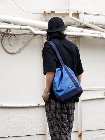 LIGHTWEIGHT CYLINDER TOTE WITH POCKET / 3colors