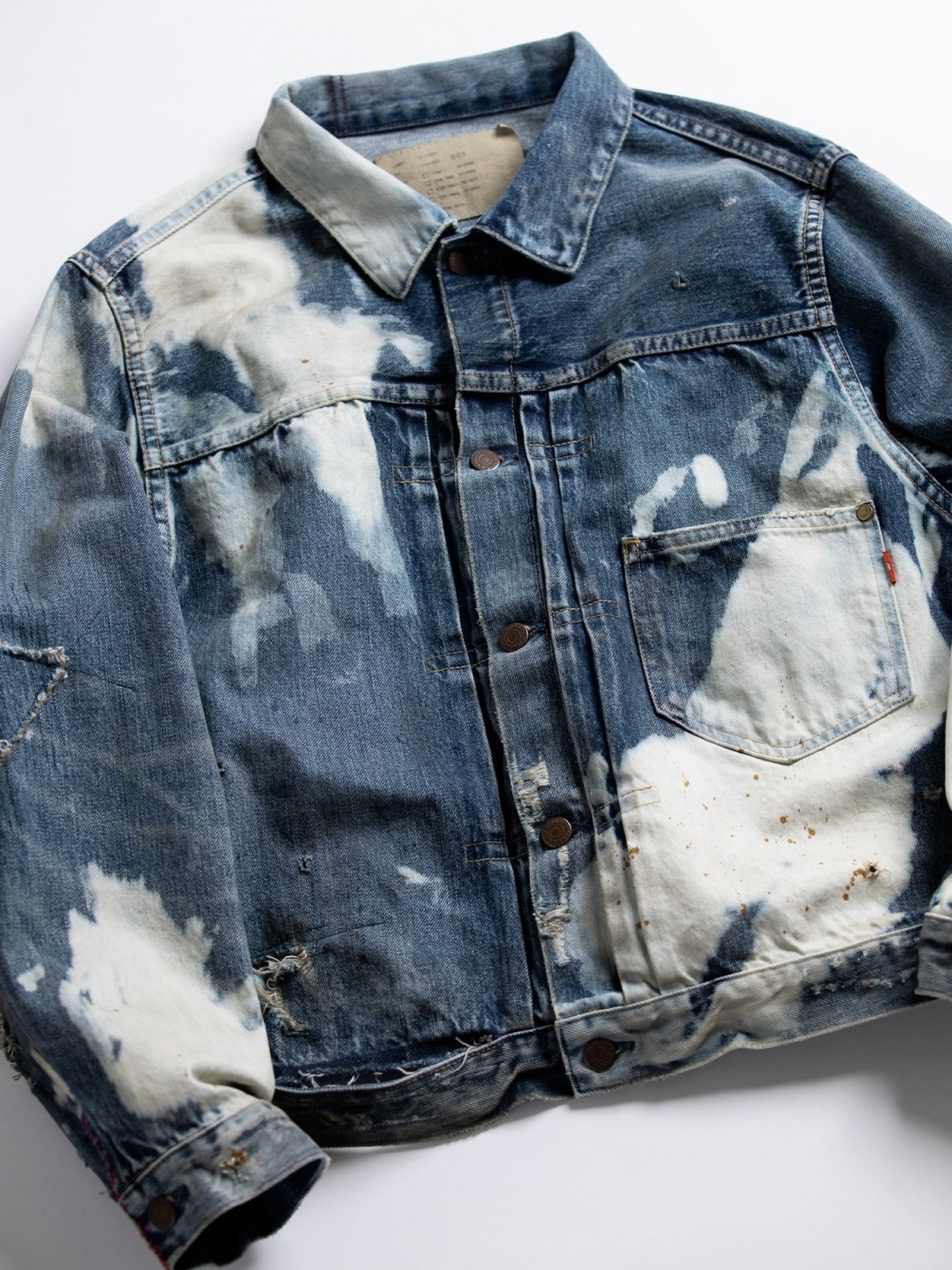 HARD REMAKED FRONT TUCK DENIM JACKET / Indigo(remake)