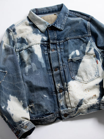HARD REMAKED FRONT TUCK DENIM JACKET / Indigo(remake)