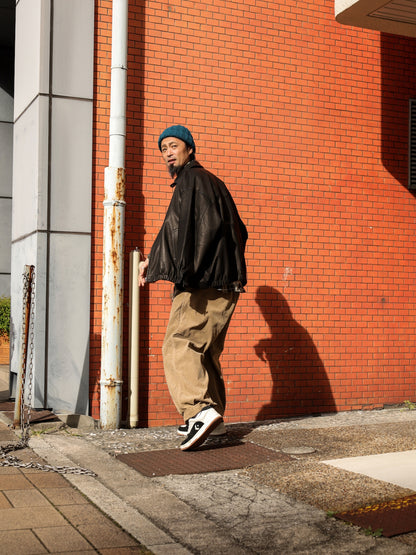 HEM TUCK EASY PANTS (CORDUROY) / Beige