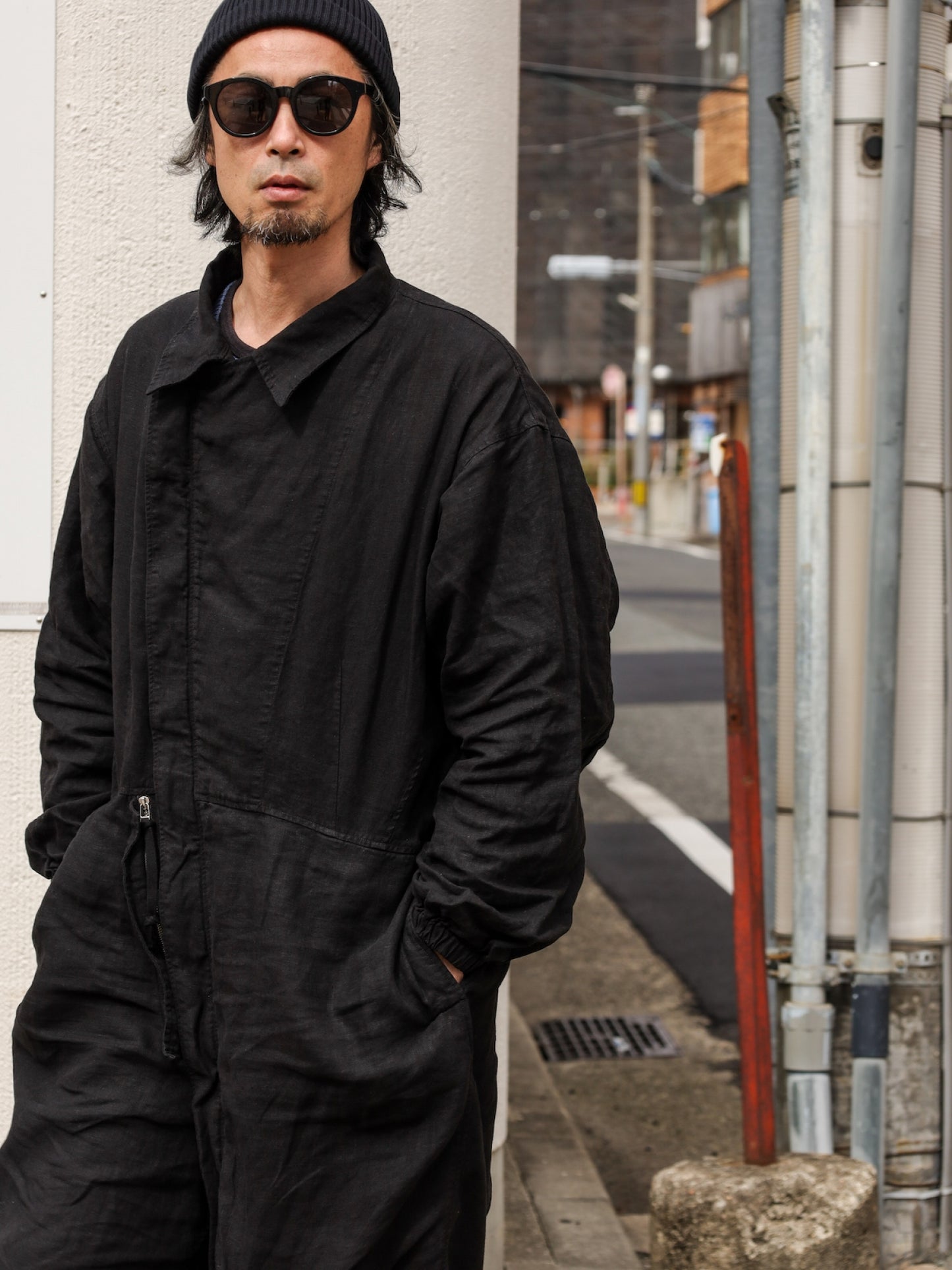 HELICREW MECHANIC COVERALL / Black