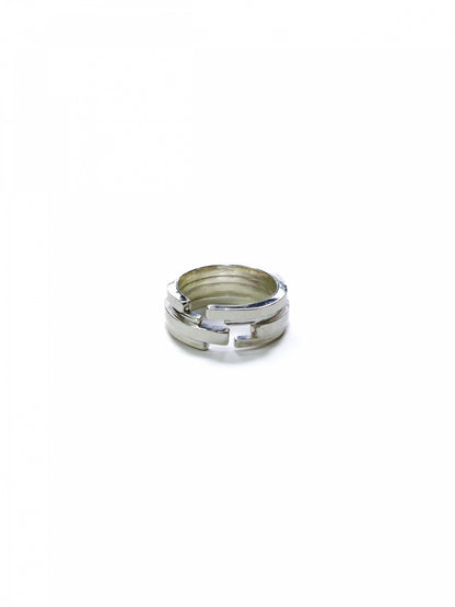 UNEVEN BARS RING / Silver × Silver