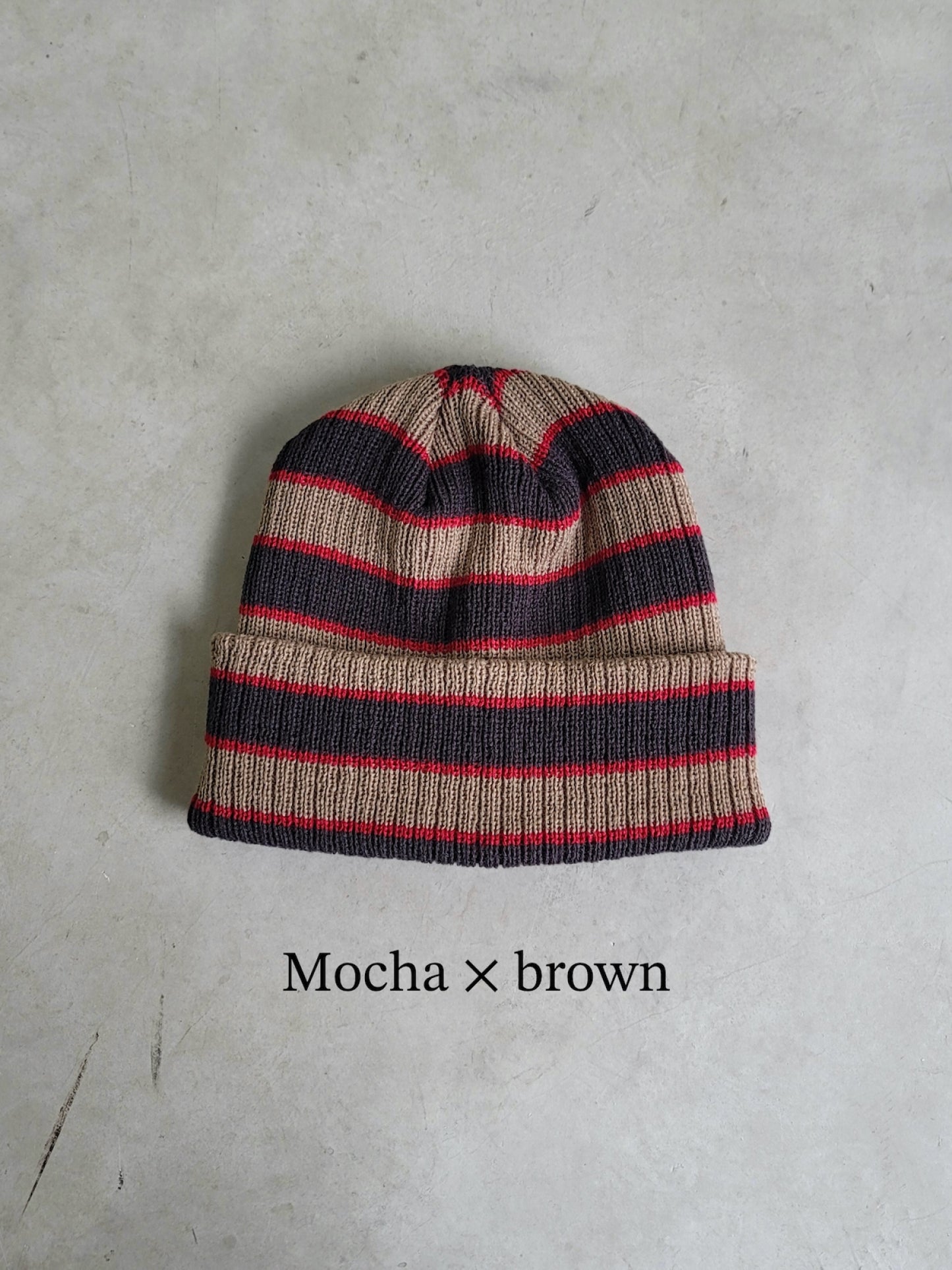 BORDER WATCH CAP / 4colors